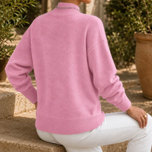 Elena Mock Neck Jumper