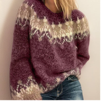Ada | Chic Fair Isle Knit Christmas Jumper for Women