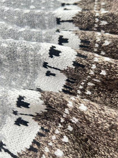 Aria | Timeless Sheep Print Christmas Jumper for Women