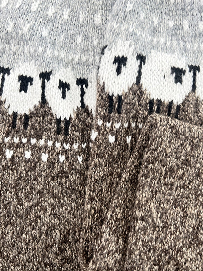 Aria | Timeless Sheep Print Christmas Jumper for Women