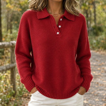 Blair-Mae Relaxed Polo Jumper