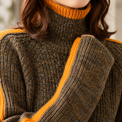 Audrey Contrast Knit Jumper