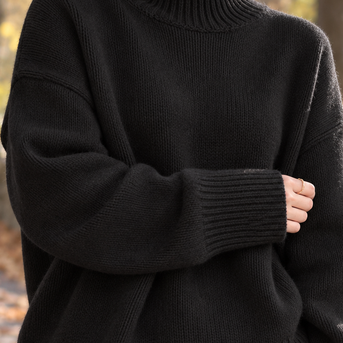 Cleo-Marie Relaxed Turtleneck Jumper