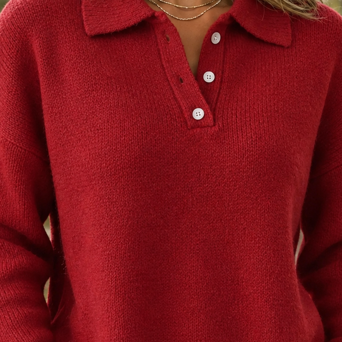 Blair-Mae Relaxed Polo Jumper