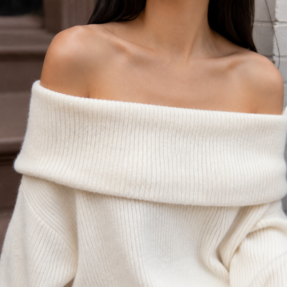Annabeth Bardot Knit Jumper