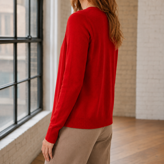 Elara V-Neck Jumper