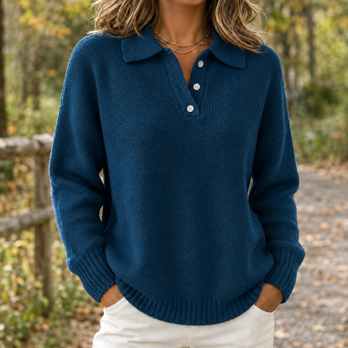 Blair-Mae Relaxed Polo Jumper