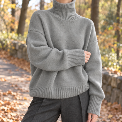 Cleo-Marie Relaxed Turtleneck Jumper