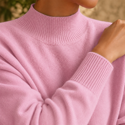 Elena Mock Neck Jumper
