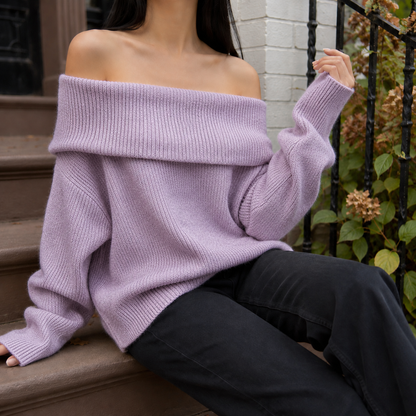 Annabeth Bardot Knit Jumper