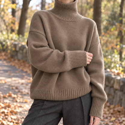 Cleo-Marie Relaxed Turtleneck Jumper