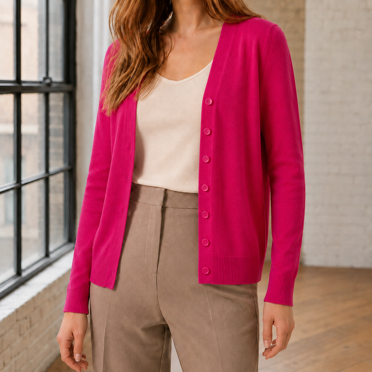 Elara V-Neck Jumper