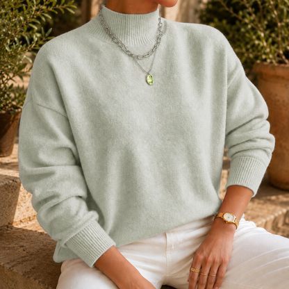 Elena Mock Neck Jumper