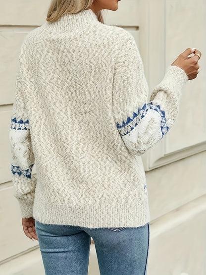 Lottie | Graceful Fair Isle Christmas Jumper for Women