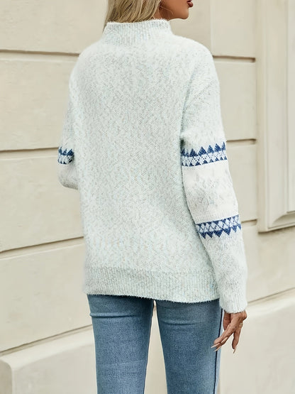 Lottie | Graceful Fair Isle Christmas Jumper for Women